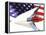 Classic Cadillac and American Flag-Bill Bachmann-Framed Premier Image Canvas