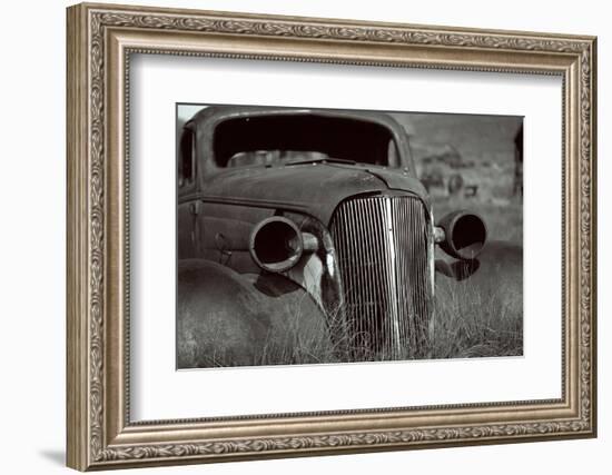 Classic Car Body In Bodie, Ca-George Oze-Framed Photographic Print