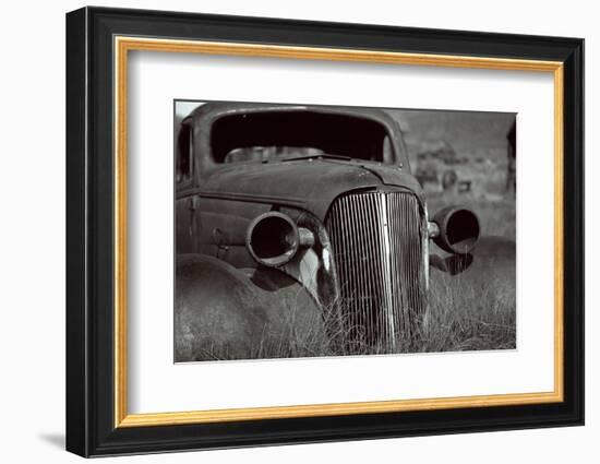 Classic Car Body In Bodie, Ca-George Oze-Framed Photographic Print