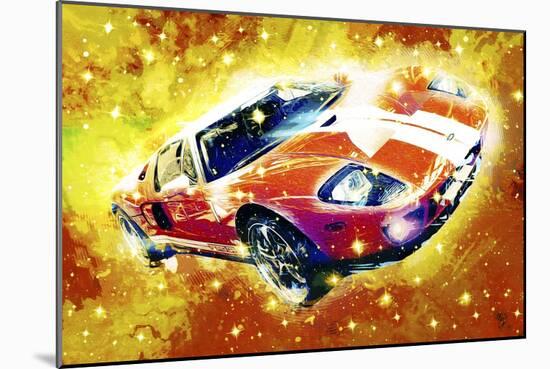 Classic Car Ford GT V-Fernando Palma-Mounted Giclee Print