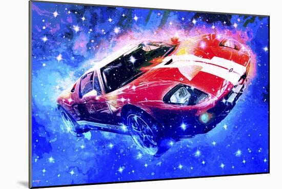 Classic Car Ford GT VI-Fernando Palma-Mounted Giclee Print