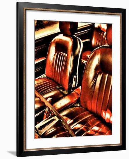 Classic Car Interior in Copper-Paula Iannuzzi-Framed Photographic Print