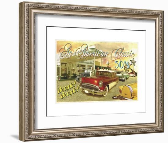 Classic Cars 3-Carlos Casamayor-Framed Art Print