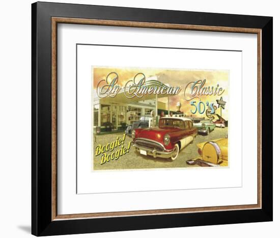 Classic Cars 3-Carlos Casamayor-Framed Art Print