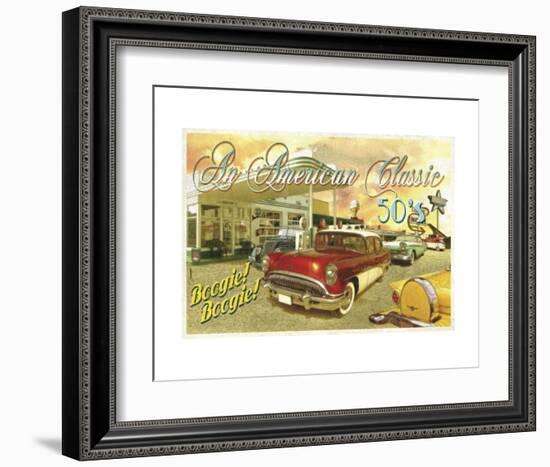 Classic Cars 3-Carlos Casamayor-Framed Art Print