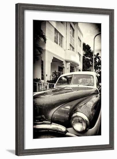 Classic Cars of Miami Beach-Philippe Hugonnard-Framed Photographic Print