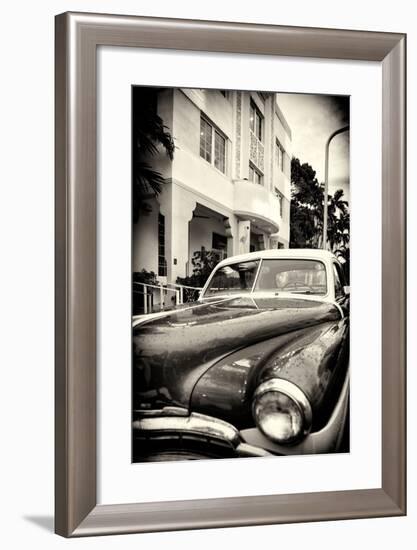 Classic Cars of Miami Beach-Philippe Hugonnard-Framed Photographic Print