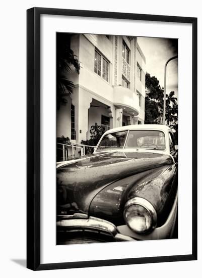 Classic Cars of Miami Beach-Philippe Hugonnard-Framed Photographic Print