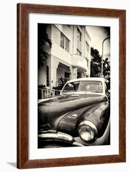 Classic Cars of Miami Beach-Philippe Hugonnard-Framed Photographic Print