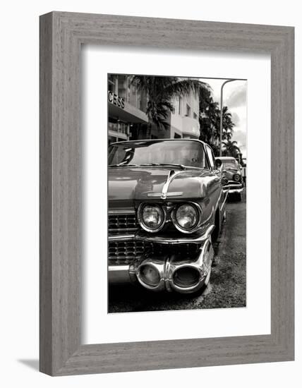 Classic Cars of Miami Beach-Philippe Hugonnard-Framed Photographic Print