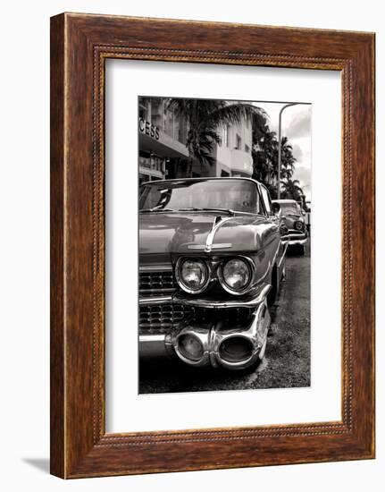 Classic Cars of Miami Beach-Philippe Hugonnard-Framed Photographic Print