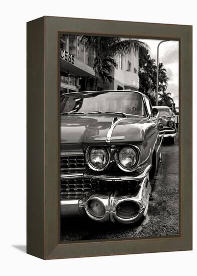 Classic Cars of Miami Beach-Philippe Hugonnard-Framed Premier Image Canvas