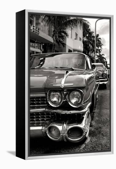 Classic Cars of Miami Beach-Philippe Hugonnard-Framed Premier Image Canvas