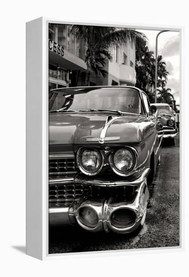 Classic Cars of Miami Beach-Philippe Hugonnard-Framed Premier Image Canvas