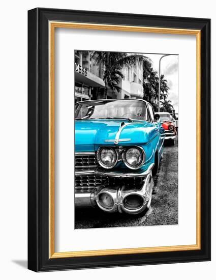 Classic Cars of Miami Beach-Philippe Hugonnard-Framed Photographic Print