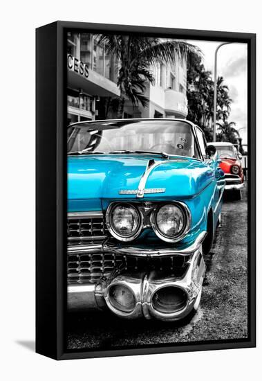 Classic Cars of Miami Beach-Philippe Hugonnard-Framed Premier Image Canvas