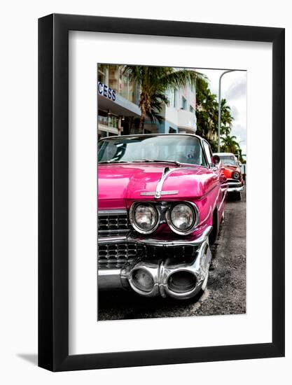 Classic Cars of Miami Beach-Philippe Hugonnard-Framed Photographic Print