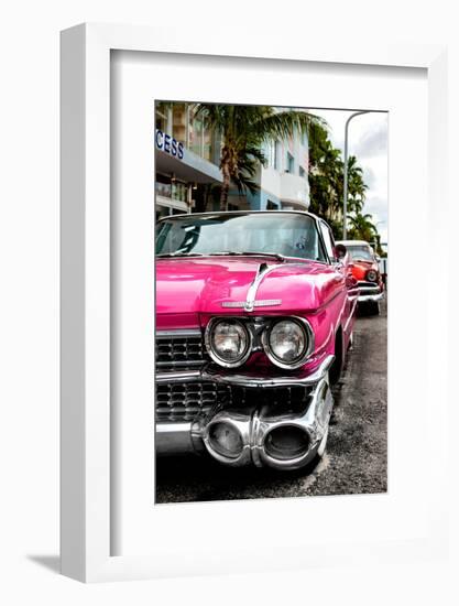 Classic Cars of Miami Beach-Philippe Hugonnard-Framed Photographic Print