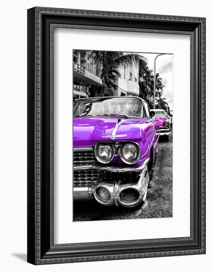 Classic Cars of Miami Beach-Philippe Hugonnard-Framed Photographic Print