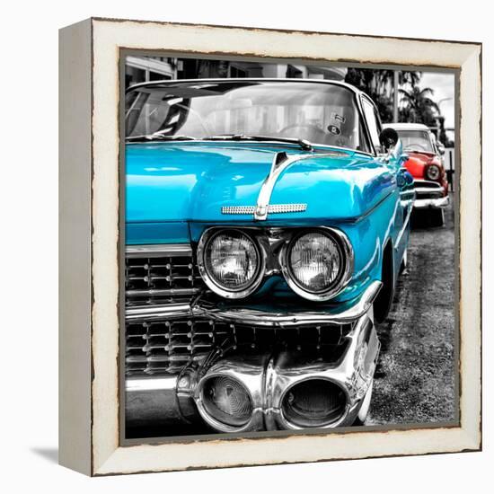 Classic Cars of Miami Beach-Philippe Hugonnard-Framed Premier Image Canvas