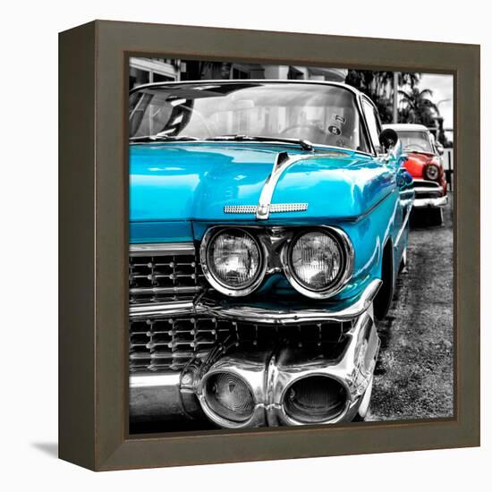 Classic Cars of Miami Beach-Philippe Hugonnard-Framed Premier Image Canvas