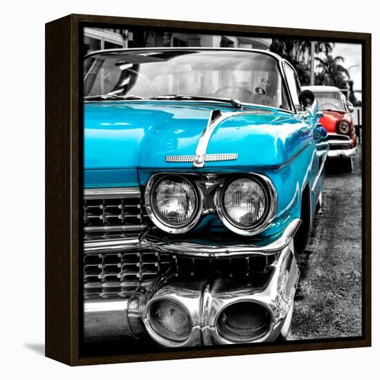 Classic Cars of Miami Beach-Philippe Hugonnard-Framed Premier Image Canvas