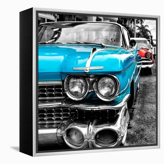 Classic Cars of Miami Beach-Philippe Hugonnard-Framed Premier Image Canvas