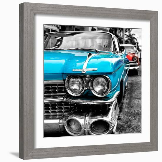 Classic Cars of Miami Beach-Philippe Hugonnard-Framed Photographic Print