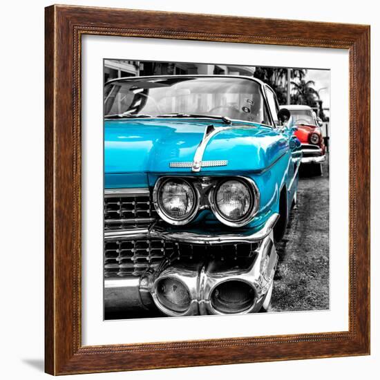 Classic Cars of Miami Beach-Philippe Hugonnard-Framed Photographic Print