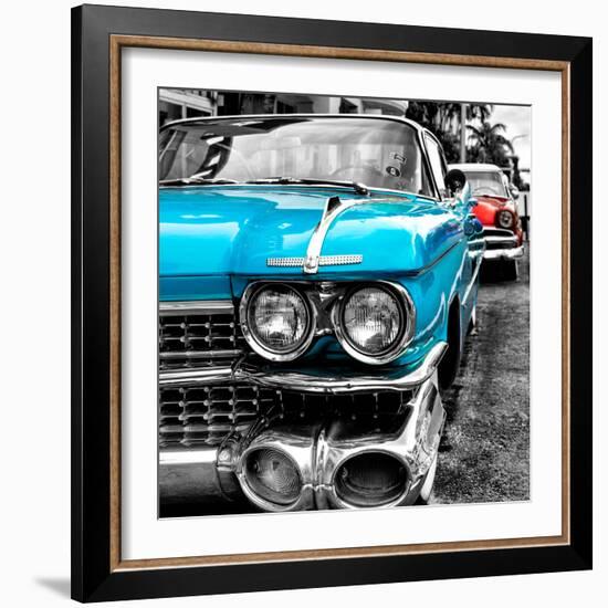 Classic Cars of Miami Beach-Philippe Hugonnard-Framed Photographic Print