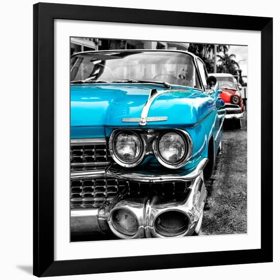 Classic Cars of Miami Beach-Philippe Hugonnard-Framed Giclee Print