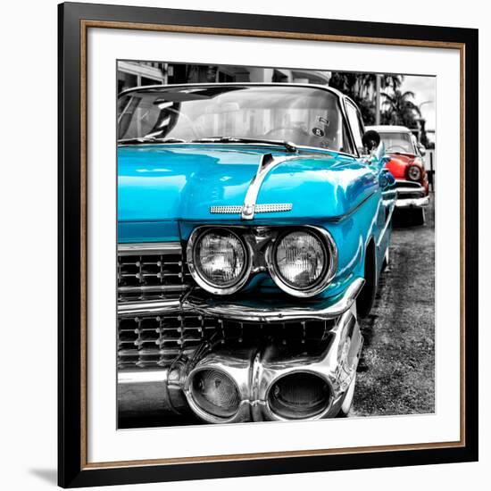 Classic Cars of Miami Beach-Philippe Hugonnard-Framed Giclee Print