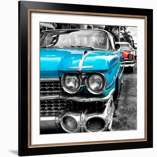 Classic Cars of Miami Beach-Philippe Hugonnard-Framed Giclee Print