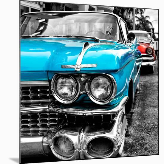 Classic Cars of Miami Beach-Philippe Hugonnard-Mounted Giclee Print