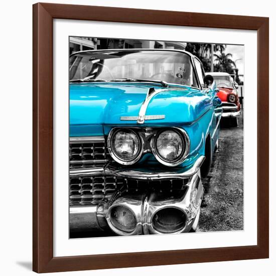 Classic Cars of Miami Beach-Philippe Hugonnard-Framed Giclee Print