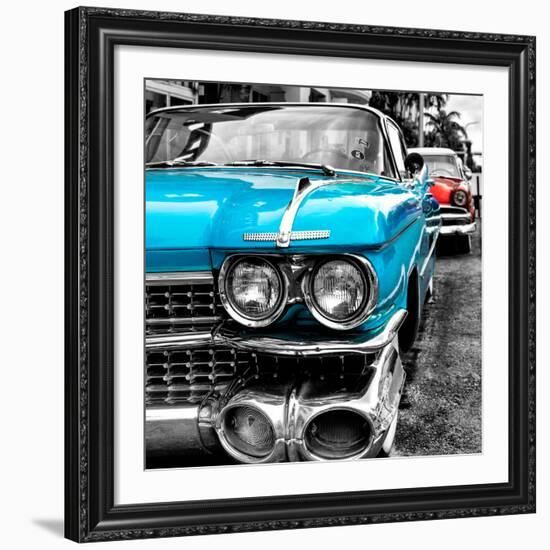 Classic Cars of Miami Beach-Philippe Hugonnard-Framed Giclee Print