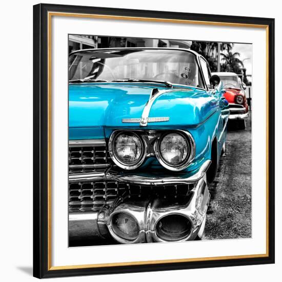 Classic Cars of Miami Beach-Philippe Hugonnard-Framed Giclee Print