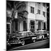 Classic Cars on South Beach - Miami - Florida-Philippe Hugonnard-Mounted Photographic Print