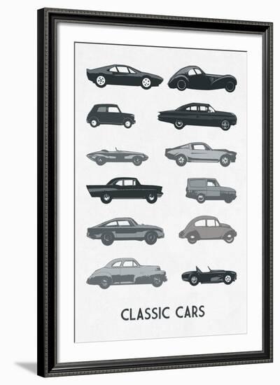 Classic Cars-Clara Wells-Framed Giclee Print