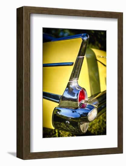 Classic Chevrolet Automobile Tail Fin-George Oze-Framed Photographic Print