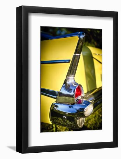 Classic Chevrolet Automobile Tail Fin-George Oze-Framed Photographic Print