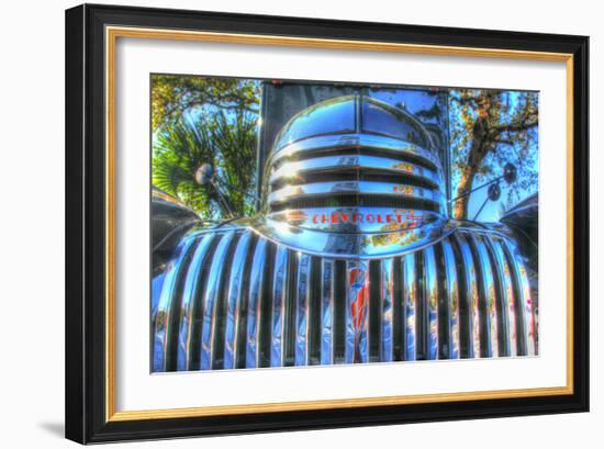 Classic Chevy Truck Grill-Robert Goldwitz-Framed Photographic Print