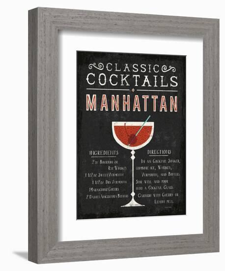 Classic Cocktail Manhattan-Michael Mullan-Framed Art Print