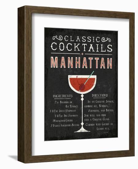 Classic Cocktail Manhattan-Michael Mullan-Framed Art Print