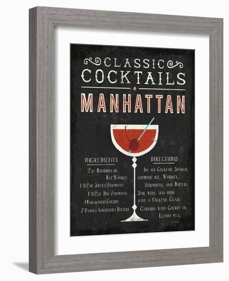 Classic Cocktail Manhattan-Michael Mullan-Framed Art Print