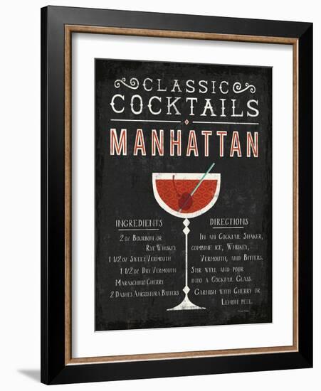 Classic Cocktail Manhattan-Michael Mullan-Framed Art Print