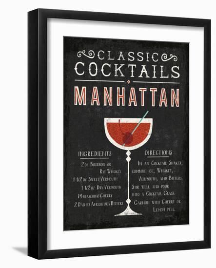 Classic Cocktail Manhattan-Michael Mullan-Framed Art Print