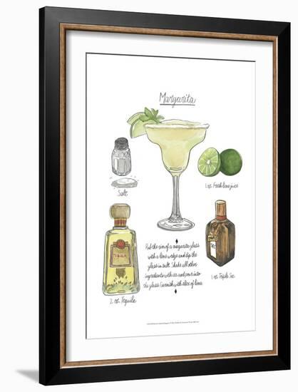 Classic Cocktail - Margarita-Naomi McCavitt-Framed Art Print