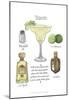 Classic Cocktail - Margarita-Naomi McCavitt-Mounted Art Print