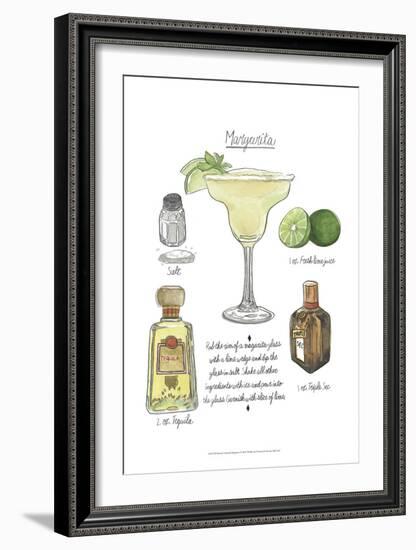 Classic Cocktail - Margarita-Naomi McCavitt-Framed Art Print